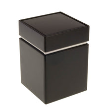 Afbeelding in Gallery-weergave laden, Zwart Voorraadblik L vierkant voor ca 100-125 gram thee