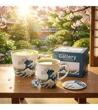 Afbeelding in Gallery-weergave laden, Theemok met theezeef en deksel – The Great Wave