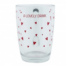 Afbeelding in Gallery-weergave laden, Theeglas Red Hearts