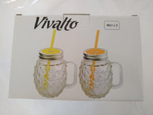 Afbeelding in Gallery-weergave laden, Bestel Summer fruit ice tea cup with straw and lid (Set of 2 cups) online bij Earl Orange.com