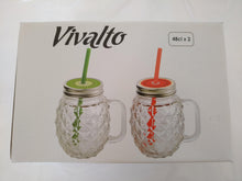 Afbeelding in Gallery-weergave laden, Bestel Summer fruit ice tea cup with straw and lid (Set of 2 cups) online bij Earl Orange.com