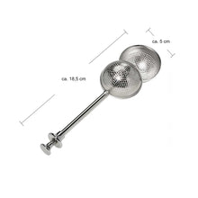 Afbeelding in Gallery-weergave laden, Bestel Thee-ei - RVS - Infuser Sliding Tong - Agatha's Bester online bij Earl Orange.com