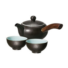 Afbeelding in Gallery-weergave laden, Bestel Traditionele theeset 'Réhu' in giftbox - Keramiek - theepot met 2 kommetjes online bij Earl Orange.com