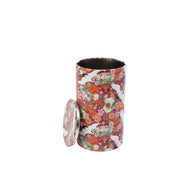 Thee Bewaarblik M – Kraanvogel en bloemen motief