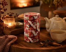 Afbeelding in Gallery-weergave laden, Thee Bewaarblik M – Kraanvogel en bloemen motief
