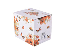 Afbeelding in Gallery-weergave laden, Porseleinen theepot op warmhoudplaat met bloemen - Klaprozen
