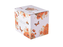 Afbeelding in Gallery-weergave laden, Porseleinen theepot op warmhoudplaat met bloemen - Klaprozen
