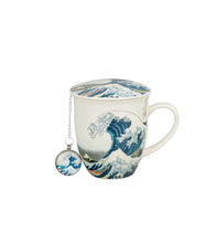 Afbeelding in Gallery-weergave laden, Theemok met theezeef en deksel – The Great Wave
