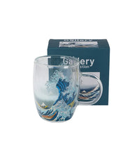 Afbeelding in Gallery-weergave laden, Dubbelwandige glazen mok – The Great Wave
