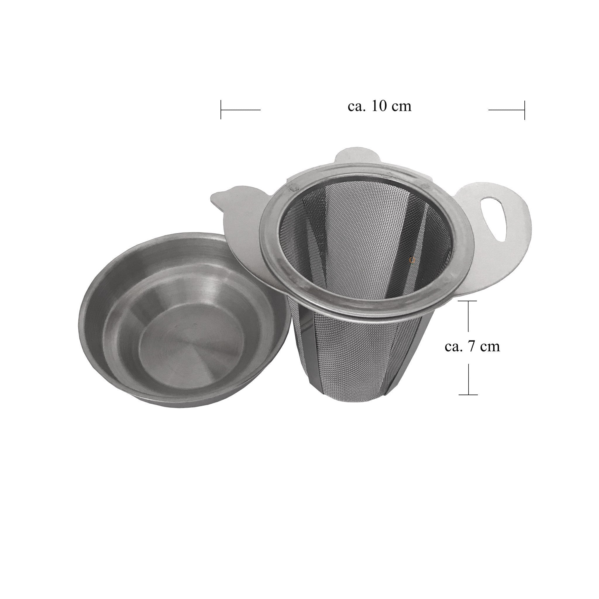 Theezeef roestvrij staal - 2 stuks - Herbruikbare theefilter met Theezeef roestvrij staal - 2 stuks - Herbruikbare theefilter met